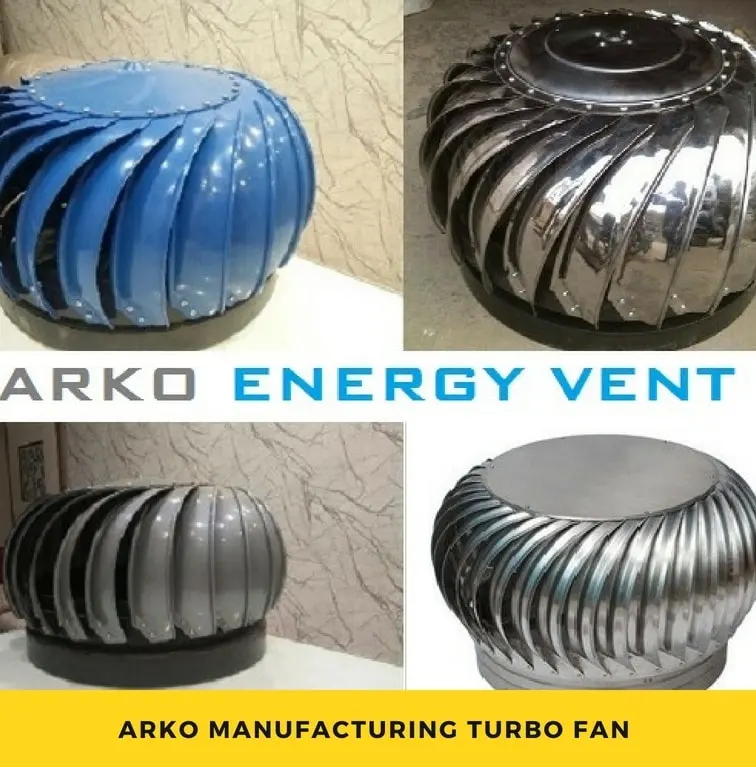 Roof Air Turbo Ventilator Fans Fan with Polycarbonate Base Plate